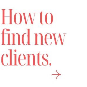 how to find new clients