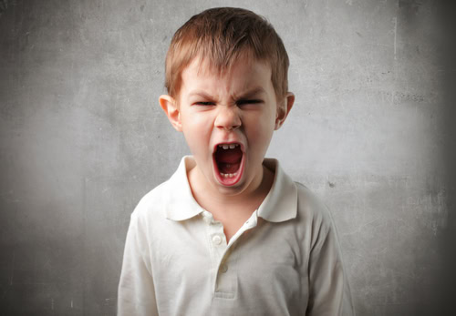 boy shouting Mindfulness for Managing Challenging Behavior